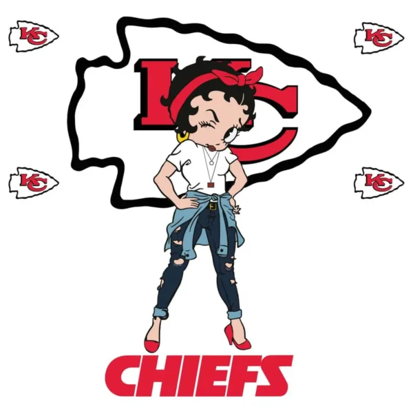 modern with a playful vintage twist Chiefs classic SVG design showing excitement and pride for Cricut and Silhouette cutting machines