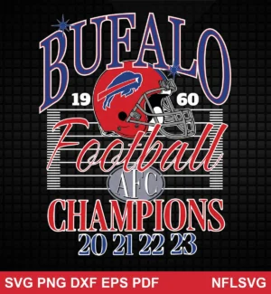modern vintage sports typography with bold team branding Buffalo Bills SVG classic design expressing pride and celebration for Cricut and Silhouette cutting machines