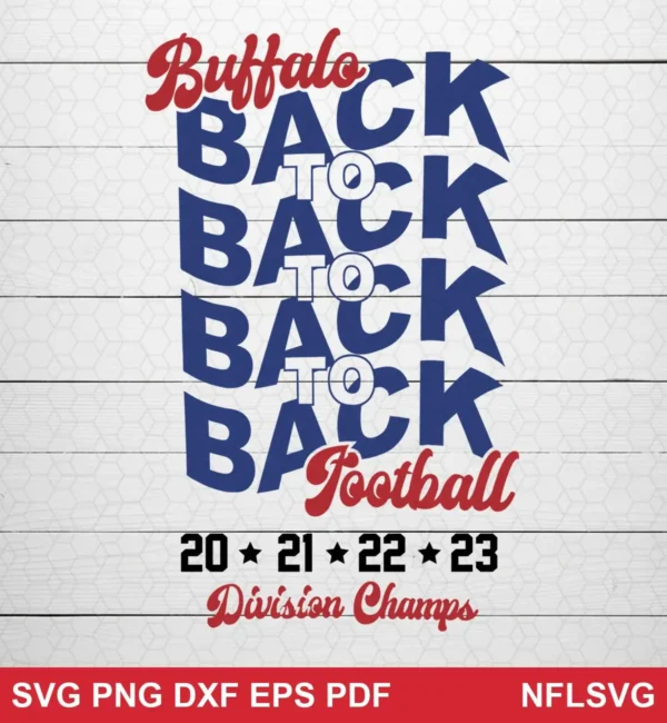 modern typographic with minimalistic sports theme Buffalo Bills SVG classic design expressing pride and celebration for Cricut and Silhouette cutting machines