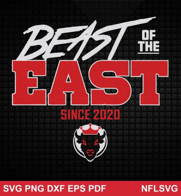 modern, bold typography with a minimalist logo-centric approach Buffalo Bills SVG classic design expressing pride and dominance for Cricut and Silhouette cutting machines