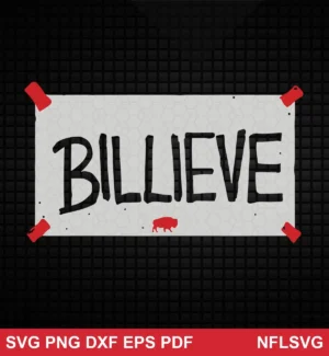 minimalist, modern typography-focused design Buffalo Bills SVG classic design expressing motivation, hope for Cricut and Silhouette cutting machines