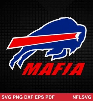 modern minimalist logo design with bold typography Buffalo Bills SVG logo design expressing team pride and unity for Cricut and Silhouette cutting machines