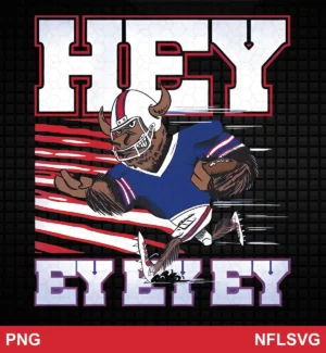 modern cartoon style with dynamic motion lines and bold typography Buffalo Bills SVG mascot design expressing energy and team pride for Cricut and Silhouette cutting machines
