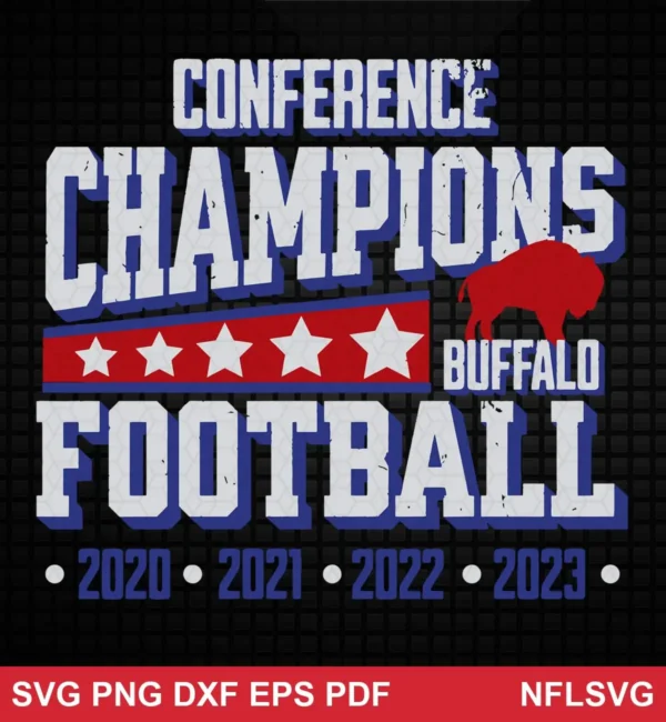 bold, modern sports typography with distressed texture Buffalo Bills SVG classic design expressing pride and celebration for Cricut and Silhouette cutting machines