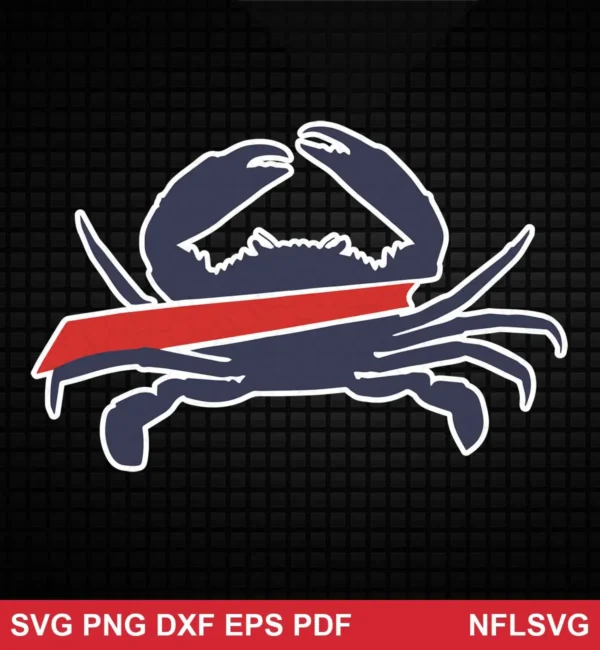 modern minimalist cartoon style with bold outlines and flat colors Buffalo Bills SVG mascot design expressing neutral, team pride for Cricut and Silhouette cutting machines