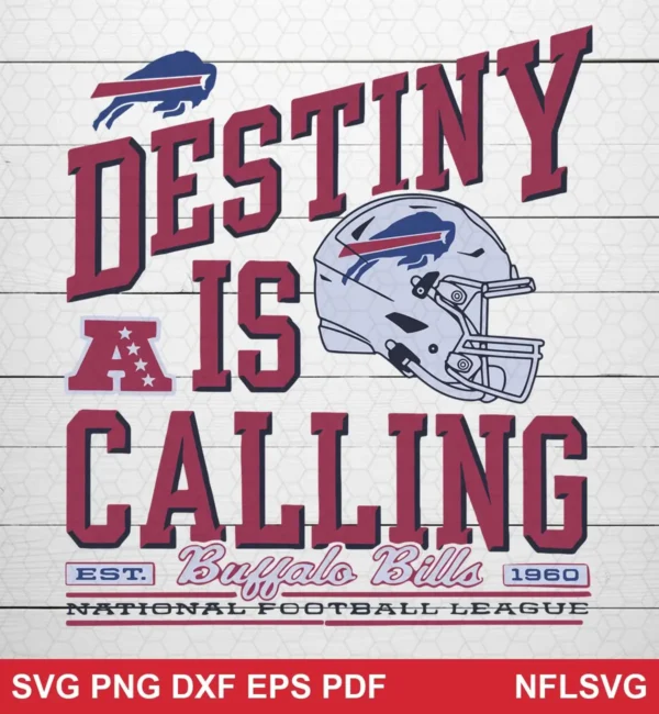 modern vintage typography with clean vector illustration Buffalo Bills SVG helmet design expressing inspirational, motivational for Cricut and Silhouette cutting machines