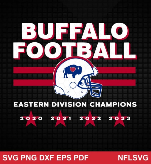 modern, clean, minimalist with bold typography and simple iconography Buffalo Bills SVG classic design expressing pride and celebration for Cricut and Silhouette cutting machines