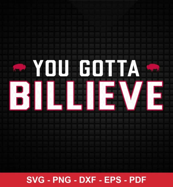 modern, minimalist text-based design Bills bold design expressing motivation/encouragement for Cricut and Silhouette cutting machines