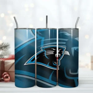Carolina Panthers 20oz Tumbler Wrap Nfl Team PNG File