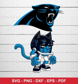 modern cartoon style with bold lines and vibrant colors NFL classic design expressing team pride and mascot representation for Cricut and Silhouette cutting machines