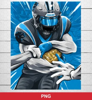 modern comic/cartoon style with dynamic action lines and halftone shading NFL classic design expressing athleticism and determination for Cricut and Silhouette cutting machines