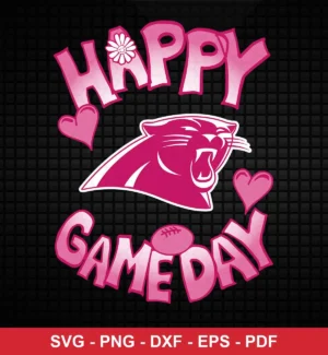 modern cartoon style with playful and vibrant elements NFL logo design expressing positive, celebratory for Cricut and Silhouette cutting machines