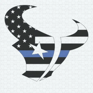modern with a bold and patriotic twist Texans logo SVG design showing pride for Cricut and Silhouette cutting machines