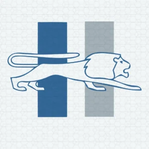 modern with a minimalist approach, emphasizing clean lines and simplicity Lions logo SVG design showing pride and loyalty for Cricut and Silhouette cutting machines