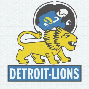 vintage with a bold and playful aesthetic Lions logo SVG design showing pride for Cricut and Silhouette cutting machines