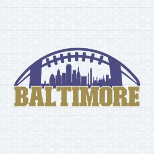 Baltimore Football Skyline SVG Digital Download