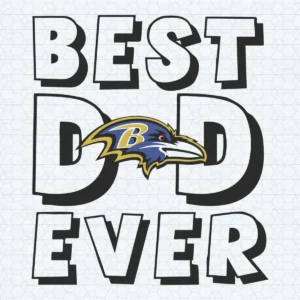 Baltimore Ravens Best Dad Ever SVG Clipart for Cricut and Silhouette