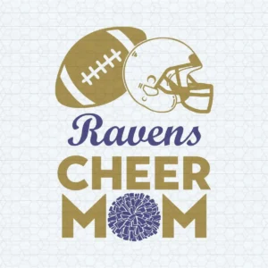 Baltimore Ravens Cheer Mom SVG Mother's Day