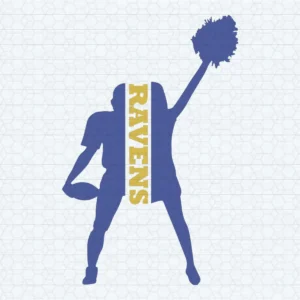Baltimore Ravens Cheerleader SVG Cricut File Digital Download