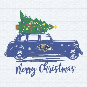 Baltimore Ravens Christmas Truck SVG Digital Download
