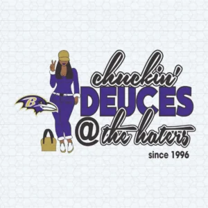 Baltimore Ravens Chuckin' Deuces Since 1996 SVG