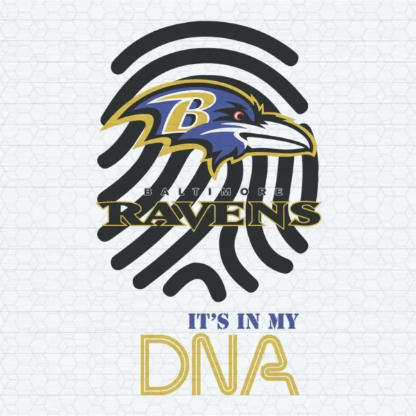 Baltimore Ravens DNA NFL Super Bowl Logo SVG