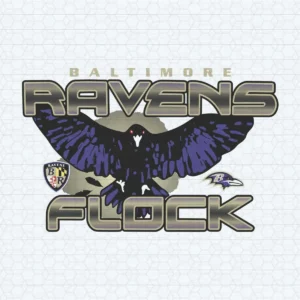Baltimore Ravens Flock SVG Digital Download