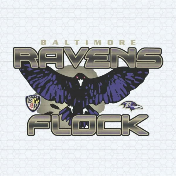 Baltimore Ravens Flock SVG Digital Download
