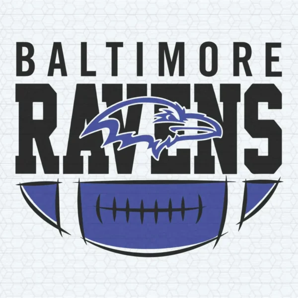 Baltimore Ravens Gridiron Emblem SVG