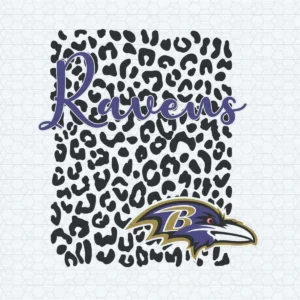 Baltimore Ravens Leopard Spirit SVG
