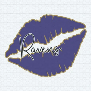 Baltimore Ravens Lips Logo SVG Cricut File