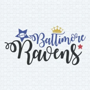 Baltimore Ravens NFL Super Bowl Crowned Emblem SVG