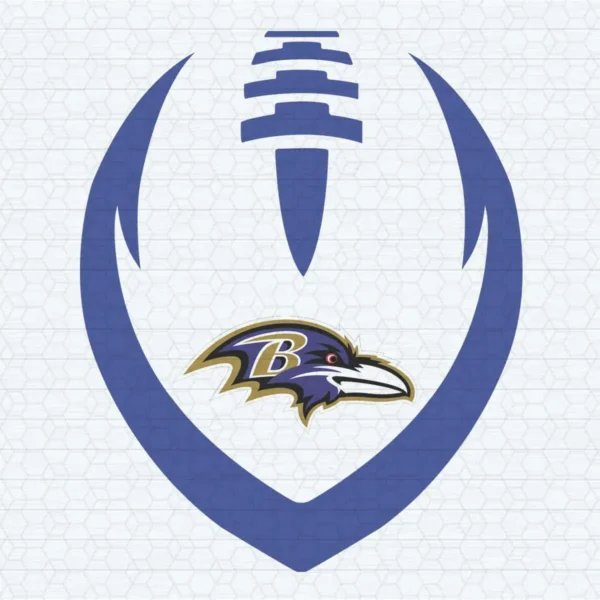 Baltimore Ravens NFL Super Bowl Football Crest SVG