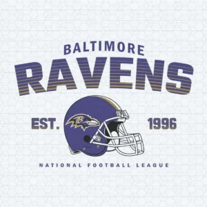Baltimore Ravens NFL Team Logo with Established Date SVG