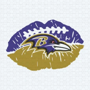 Baltimore Ravens Nfl Lips SVG Cricut Digital Download