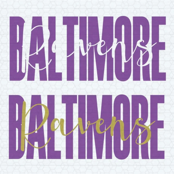 Baltimore Ravens SVG Background Transparent Digital File