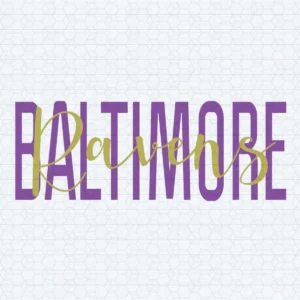 Baltimore Ravens Script SVG Cricut File