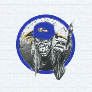 Baltimore Ravens Skull SVG Cricut File Clipart