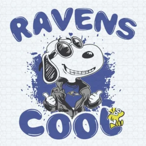 Baltimore Ravens Snoopy Joe Cool Were Awesome SVG
