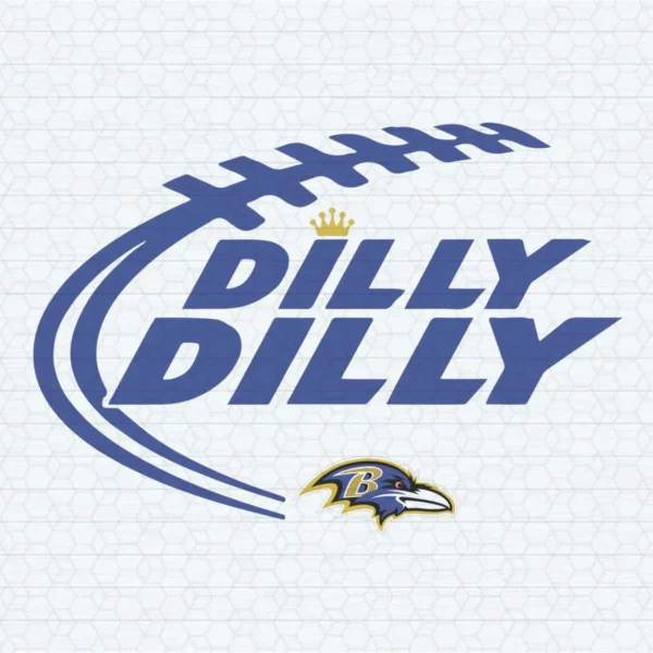 Baltimore Ravens Spiral SVG Dilly Dilly SVG