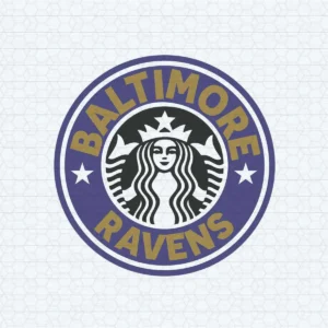 Baltimore Ravens Starbucks Logo SVG Digital Download