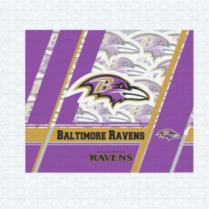 Baltimore Ravens Striped Logo SVG Background Transparent