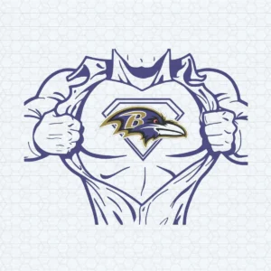 Baltimore Ravens Superman SVG Cricut Digital Download