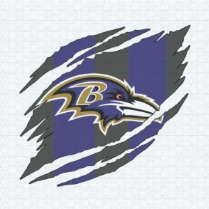 Baltimore Ravens Torn Nfl SVG Cricut Digital Download
