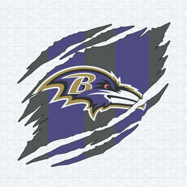 Baltimore Ravens Torn Nfl SVG Cricut Digital Download