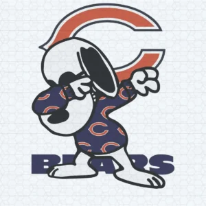 Bears Snoopy Dabbing Football Teams SVG NFL Super Bowl