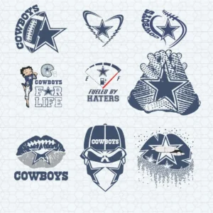 vintage with a modern twist, featuring bold graphics Cowboys classic SVG design showing pride for Cricut and Silhouette cutting machines