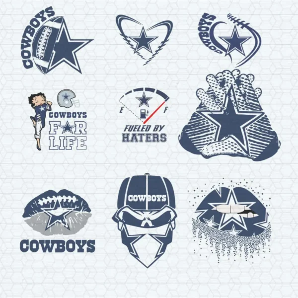 vintage with a modern twist, featuring bold graphics Cowboys classic SVG design showing pride for Cricut and Silhouette cutting machines