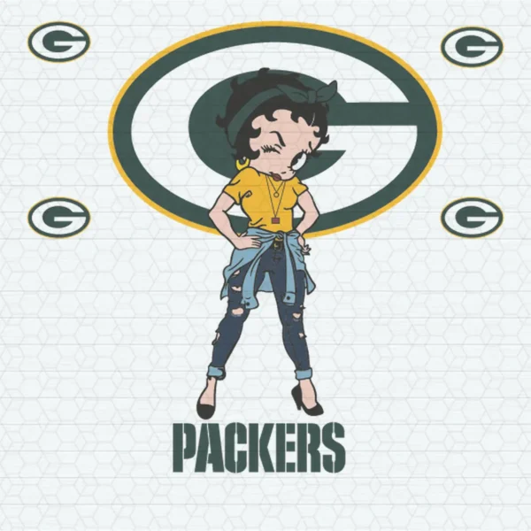 vintage with a playful twist Packers classic SVG design showing nostalgia for Cricut and Silhouette cutting machines
