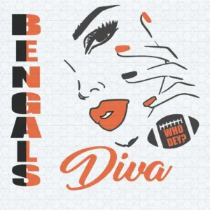 modern with bold and playful elements Bengals classic SVG design showing excitement and pride for Cricut and Silhouette cutting machines
